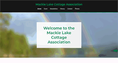 Desktop Screenshot of mackielakecottagers.com