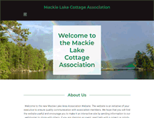 Tablet Screenshot of mackielakecottagers.com